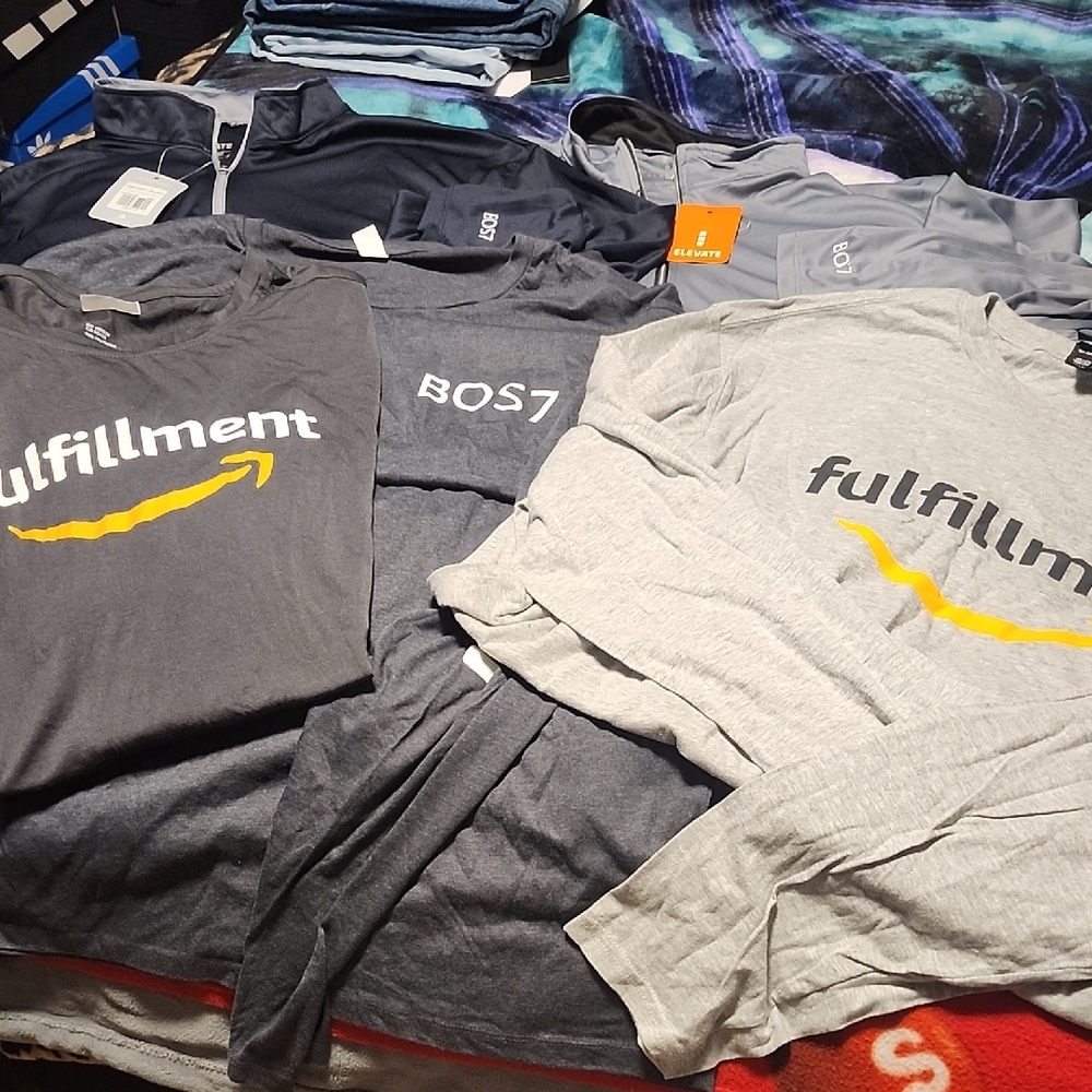 Amazon BOS7 Fulfillment  Shirt/long Sleeve Bundle MENS